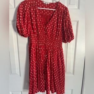 Madewell Red mini dress